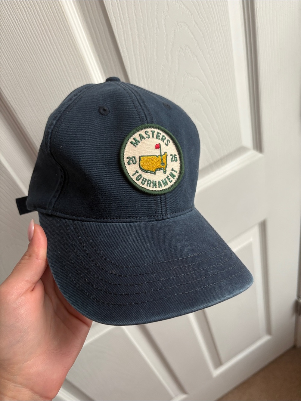 Masters Tournament Patch Navy Baseball Cap